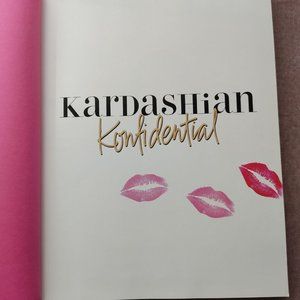 2010 KARDASHIAN KONFIDENTIAL KOURTNEY KIM KHLOE HARDCOVER.